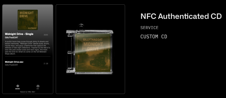 Midnight Drive - Single (Mini NFC CD)